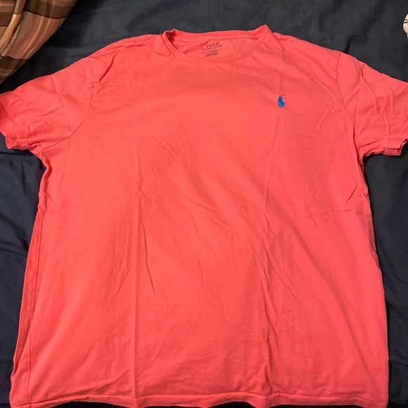 HOT PINK POLO T-SHIRT - Picture 1 of 2